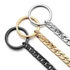 40cm Key Chains Metal Wallet Belt Chain Trousers Hipster Pants Hip Hop Rock Punk Street Keyring Anti-lost Keychain Men K404 Fashion JewelryKey Chains keychain