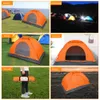1-persoons waterdichte campingkoepel Tent automatisch pop-up snel onderdak buiten wandelen oranje