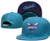 Charlotte''Hornets''Ball Caps Casquette 2023-24 unisexe mode coton casquette de baseball chapeau snapback hommes femmes chapeau de soleil broderie printemps casquette d'été en gros a1