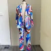 Vêtements ethniques africain deux pièces femmes Dashiki 2023 printemps imprimer manches longues revers bouton Blazer costume bureau dame ensembles afrique