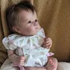 Куклы NPK 18-дюймовая кукла Born Baby Reborn Bettie Lifelike Soft Touch Cuddly Baby с несколькими слоями рисования 3D-кожи с видимыми венами 231118