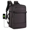 Sac à dos 17 "ordinateur portable pour hommes sacs étanche en Nylon ordinateur portable multifonction extensible USB charge noir sac homme voyage sacs à dos