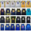 Drużyna Stephen Curry Jerseys 30 City Basketball Shirt zdobyła Człowiek All Sched Oświadczenie dla fanów sportowych Stowarzyszenie Classic Classic Pure Cotton Doskonała jakość