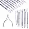 1pc coupe-cuticules coupe-ongles coupe-ongles coupe-cuticules arc-en-ciel repousse-cuticules outils de soins des ongles dissolvant tondeuse/ciseaux outil d'art des ongles outils à onglesciseaux à cuticules Nail Art