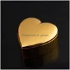 Gift Wrap Metal Heart Shaped Jewelry Box Valentines Day Gifts Storage Ring Boxes Fashion Desktop Decoration Drop Delivery Ho Dhgarden Dhywa