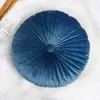 Pillow Holland Velvet Round Pumpkin Seat Waist Back Sofa Wheel Core Home Textile Decoration Tatami