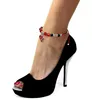 Red Hotwife Anklet and Necklace Jewelry Queen, Hot 아내, vixen, Queen of Spades, MFM, BBC, QOS, Swinger, Thre Edoom