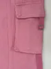 Dżinsowe dżinsy Kalevest Y2K Streetwear Spodnie Pink Rock Ladies Kobiet dżinsy Coquett Low Rise Pants Rave Pockets Dżinsy dla kobiet 230417