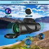 Teleskop-Fernglas 80X100 HD-Monokular 8000M Long Range Zoom Bak4-Prisma mit ohne Stativ Telefonclip Jagd Outdoor Camping 231117