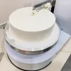自動バースデーケーキクリームスプレッディングマシンケーキプラス栽培クリームコーティング充填メーカー