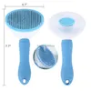 Dog Grooming Hair Removal Comb Dog Grooming Brush Stainless Steel Cats Combs Matic Non-Slip Brushs For Cleaning Supplies Drop Delivery Dhxim