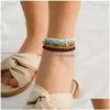 Anklets Bohemian Anklets Color Rice Beads Handmade Personalized Foot Chain Fashion Accessories Drop Delivery Jewelry Dhbgr