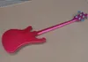 4 Strings Metallic Pink Electric Bass -gitaar met Rosewood Boodboard Body Binding Aanbieding Logo/kleur Aanpassen