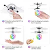 Led Flying Toys Ball Rechargeable Light Up Balls Drone Infrared Induction Helicopter Toy Drop Delivery Gifts Lighted Dhl39