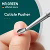 دافعات بشرة mrgreen مزلقة Dead Skin Puster Grade Stainless Steel Nail Art Tools Manicure Scriper Cleaner Trimmer 230417