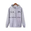 Designer Lanvins Sweater Hoodie Mens e Womens Moletom Carta Impresso Pulôver Solto Casual Algodão Com Capuz Casacos G12M # 615 713