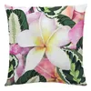 Pillow Cover Hawaiian Flower Pattern Throw Seat Car Home Decor Sofa Bed Decorative Pillowcase