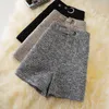 Dames shorts wollen shorts shorts dames herfst en winterstijl comfortabel en veelzijdige casual broek 230418