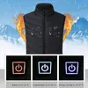 Herrenwesten 9 Bereiche Beheizte Weste Männer Frauen Beheizte Jacke Winter USB-Heizweste Selbstheizende Thermoweste Heiz-Daunenjacke Warmte Weste 231118