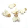 Pendant Necklaces 1PC Natural Rough White Coral Irregular Raw Sea Charms For Women DIY Making Necklace Earring Jewelry 20x40-30x50mm