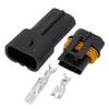 5 sets mannelijke en vrouwelijke 2 pin 6,3 mm connector vrouwelijke plug automotive elektrisch-DJ70232Y-6.3-11/21