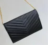 Dames clutch envelop sling tas luxe Designer topkwaliteit mode Schoudertas en handtassen riem Totes mode Echt leer gewatteerde CrossBody-tassen