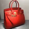 Bag Designer Tote Super Fire 30 Only Women's Litchi Grain Cow Leather Women's Leather One Shoulder Straddle Handbag