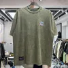 Men's T Shirts Oversized Vintage Washed Heavy Fabric T-Shirt Men Women Quality Shirt Tops Tee