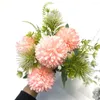 Decoratieve bloemen Simulatie Ball Chrysanthemum Realistische faux Home Wedding Decor Bolbous Flower