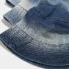 Kobiety mężczyźni umyte dżinsowe stałe wiadro czapki dama samca wiosna lato jesienne Panama Rybak kapelusz dla kobiet mężczyzn