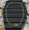 Naszyjniki wiszące wysokiej jakości luksusowa biżuteria, modna biżuteria, europejska i amerykańska biżuteria, naszyjnik z złotego łańcucha
