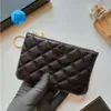 Portefeuille Designer Porte-monnaie Porte-clés Porte-cartes Petit sac en cuir véritable noir avec chaîne en or Sacs de marque Zipper Poucht Work Luxury6