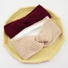 Autunno Inverno Addensare Lavoro A Maglia Di Lana Fascia Larga Per Le Donne Foderato In Peluche Headwrap Fasce Per Capelli Turbante Tenere Al Caldo Scaldini Per Le Orecchie Femminili