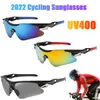 Outdoor Eyewear Cycling Sunglasses Bike Bicycle Riding Glasses UV400 Windproof Sports Goggles For Men Women 230418