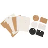 50pcs/lot Earring Cards Holder Paper Hairpin Necklace Display Cards Cardboard Hang Tag For Diy Jewelry Packaging Making Findings Jewelry AccessoriesJewelry