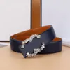 Fashion classic belt designer women letter buckle double-sided leather belts pearl embellishment business belt men lady casual jeans dress waistband width 3.3cm