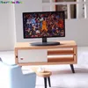 Kitchens Play Food 1PC Simulation Miniature Furniture Dollhouse Living Room Decoration Television TV Kid Gift 230417