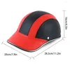 Capacetes de motocicleta meio capacete de capacete tampas de beisebol destacável portátil fofo engraçado chapéu de plástico para caminhada de rocha skateboarding