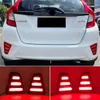 1 conjunto para o Honda Jazz Fit 2014 2015 2016 2017 LED LED de nevoeiro traseiro Lâmpada de freio Signal lâmpada reversa leve