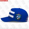 Ball Caps Cuba Baseball Cap Gratis 3D Custom Made Naam Nummer Team Cu Hat Cub Reizen Spaanse natie Ernesto Guevara Vlag Cubaanse hoofddeksel 231118