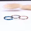 Somen 2 mm ringen voor dames blauwe slanke titanium ring vrouwelijke verlovingsring mannelijke mode-sieraden Bague Homme Anillos Mujer mode-sieraden ringen zwart blauw