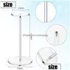 Держатели для хранения стойки Acryle Hat Stand Display Rick Rack Clear Baseball Square Roogers для ювелирных изделий LX5365 Доставка доставки дома dhjhb