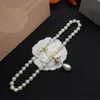 Fashion Designer Luxury Pendant Necklaces Brand Women Jewelry Saturn Chokers Metal Pearl Planet goldChain necklace cjeweler Trend For Woman