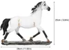 Juldekorationer Creative Horse Staty Home Decoration Harts Animal Souvenir Living Room Office Study Desktop 231117