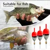 5/1 unidades conjunto de flutuadores de pesca bóia bobber luz de pesca vara flutua flutuar bóia de cor de três tamanhos para acessórios de pesca flutuador de pesca