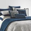 Beddengoedsets Navy Buckingham Jacquard 12-delig Pre Washed Bed in a Bag King 231130