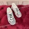 2023 Gorące luksusowe designerskie buty mens vintage w paski w paski kobiety damskie modne buty koronkowe platforma bawełniana sneaker