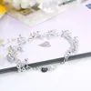 Ensemble de bijoux de mariage Offre spéciale 925 Bracelets Beautiful Beads Silver Beautiful Bracelets For Women Fashion Party Accessoires 231118