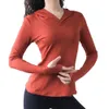 LU-85 Costume de Yoga veste de Sport marques Top automne et hiver pour les femmes nouveau minceur et séchage rapide à manches longues décontracté à capuche Fitness manteau