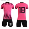 Maillots de football personnalisés à collectionner Ensembles de maillots de football pour hommes Kit court Seve Costume de football pour enfants Uniformes Maillots de survêtement de football pour adultes 9202 Q231118